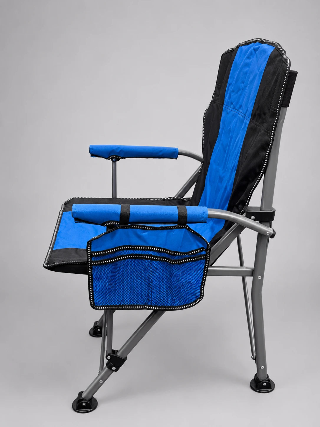 Chaise de Camping Pliable Premium avec Porte-Gobelet et Poche de Rangement