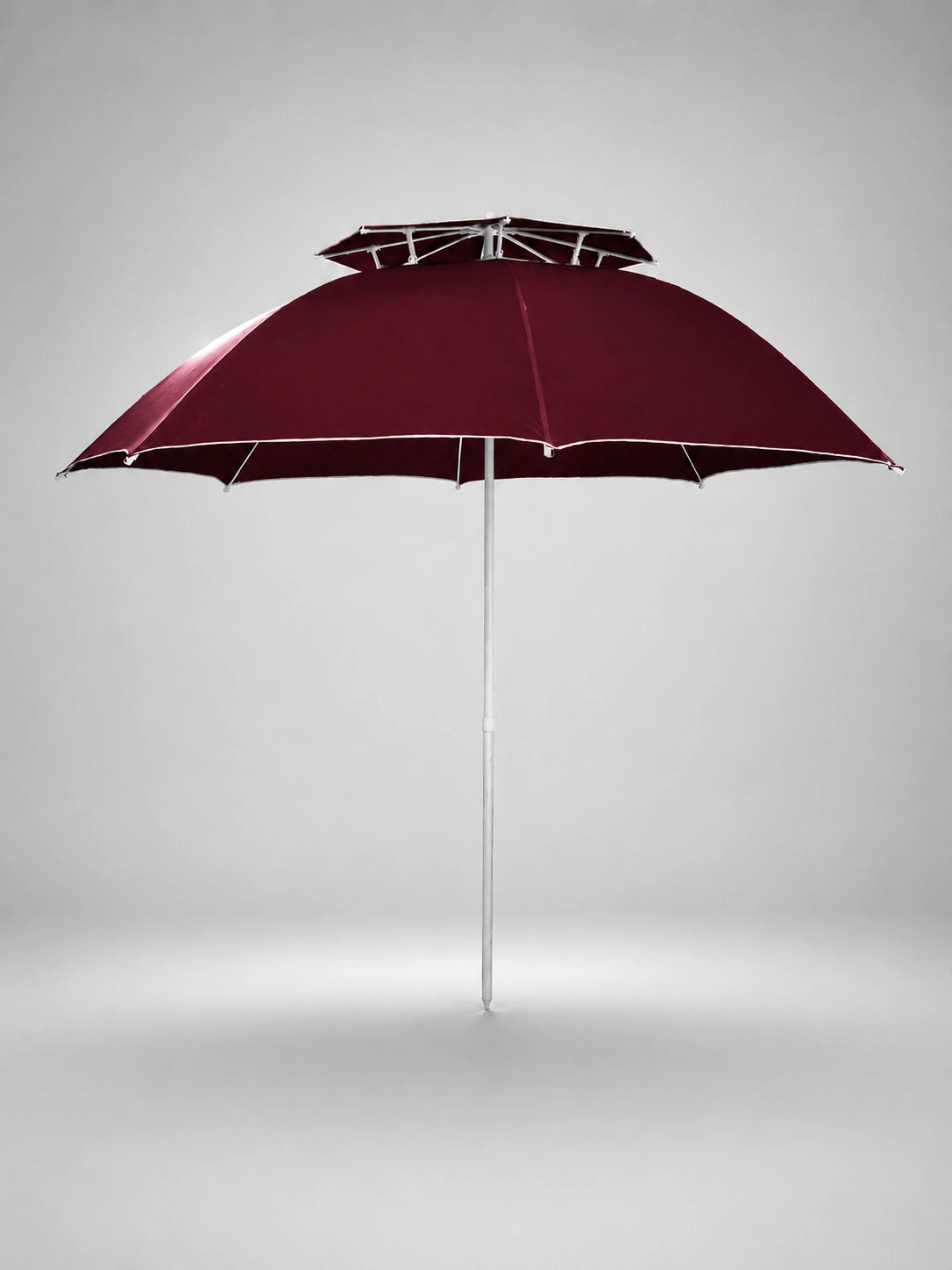 PARASOL DE PLAGE DOUBLE TOIT 2.4M × 2.4M