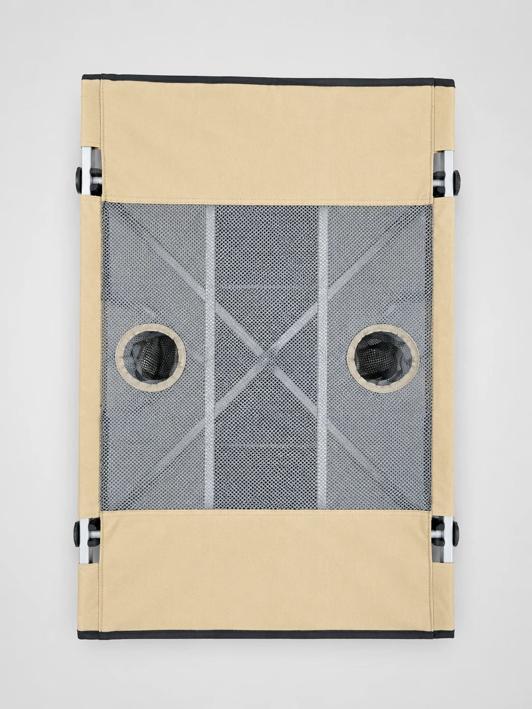 Table de Camping Pliante avec Porte-Gobelets et Poche Filet