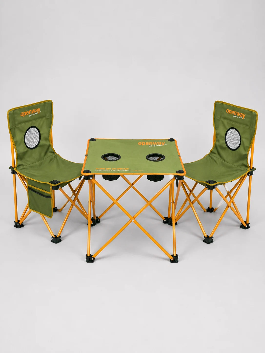 Ensemble Camping Pliable Table et 2 Chaises Open Way