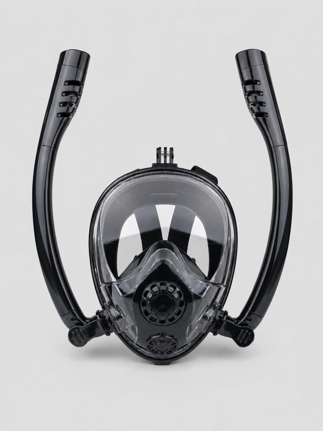 Masque Full Face Double Tube avec Support Camera – Vision Panoramique 180°