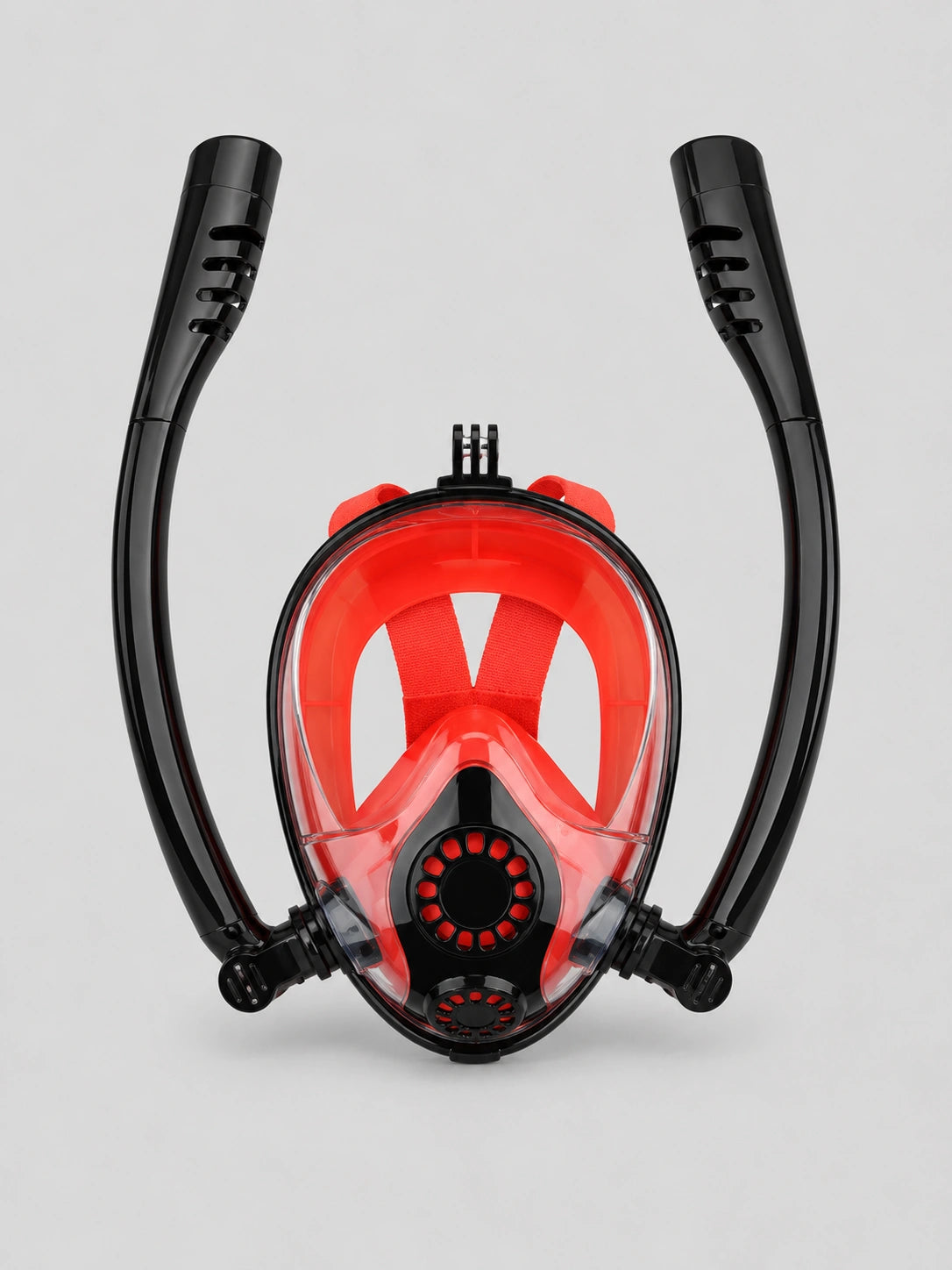 Masque Full Face Double Tube avec Support Camera – Vision Panoramique 180°