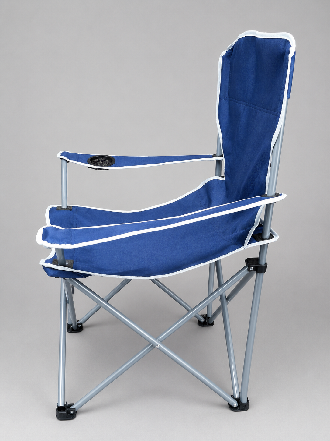Chaise de Camping XL Premium Pliable avec Porte-Gobelet Intégré