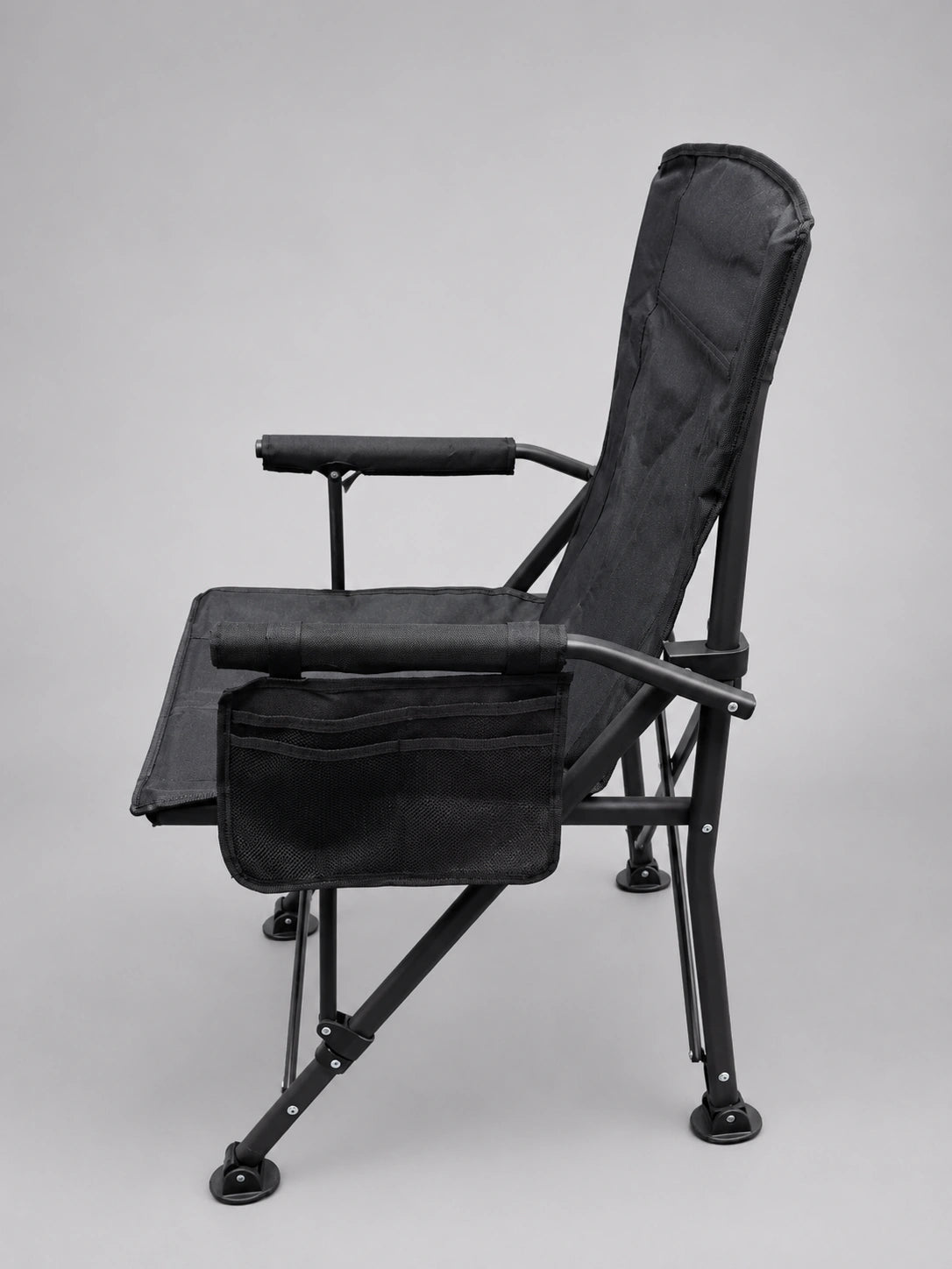 Chaise de Camping Pliable Premium avec Porte-Gobelet et Poche de Rangement
