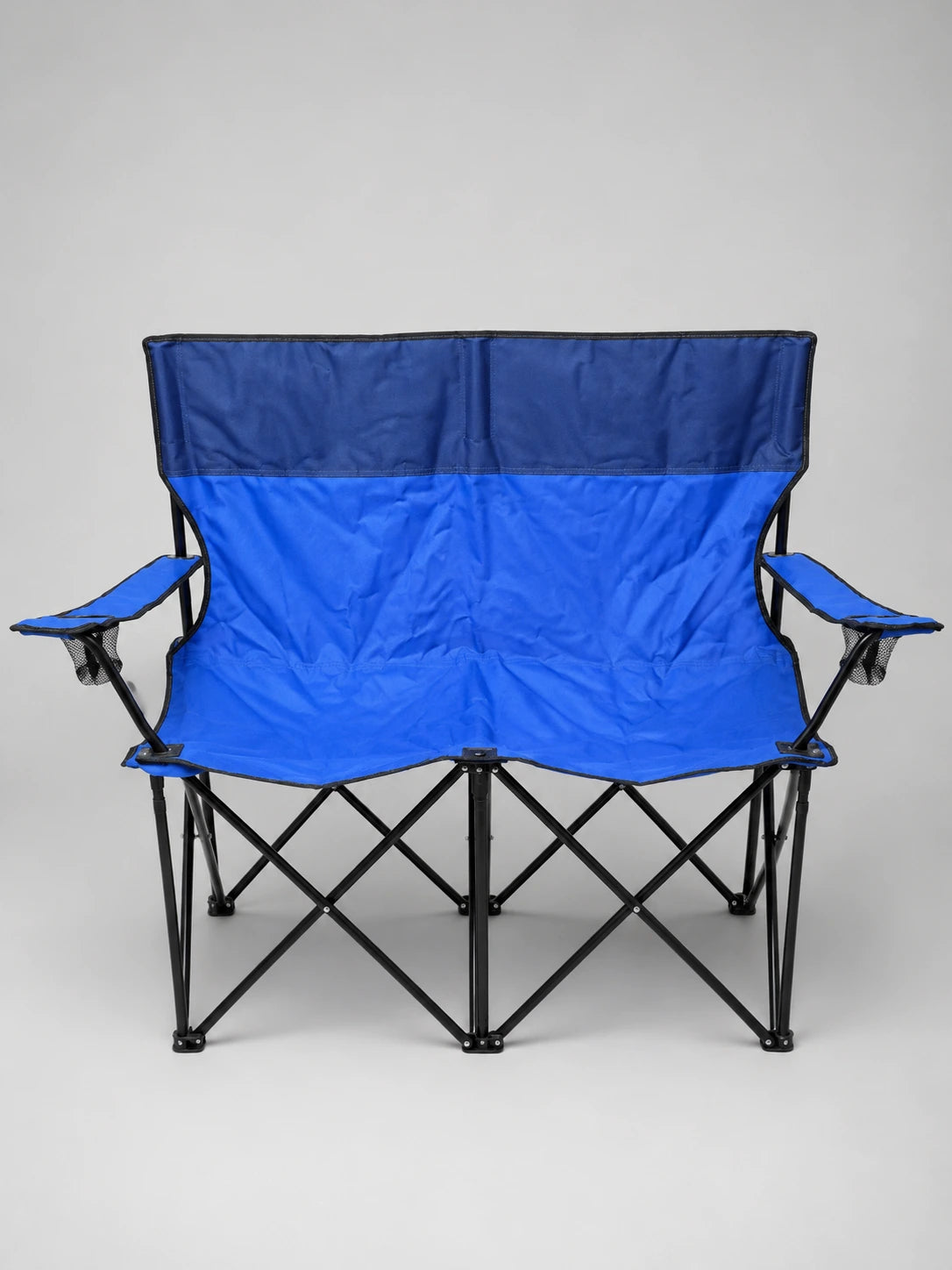 Chaise Double Pliante de Camping avec Porte-Gobelets