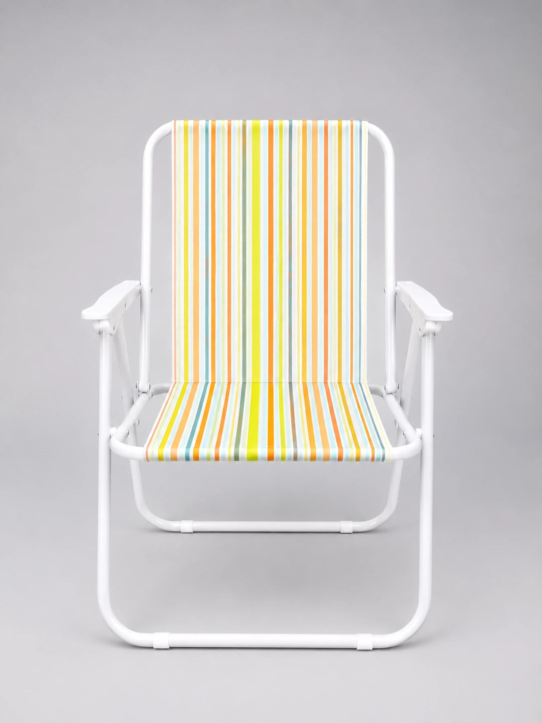 Chaise de Plage Pliante avec Accoudoirs