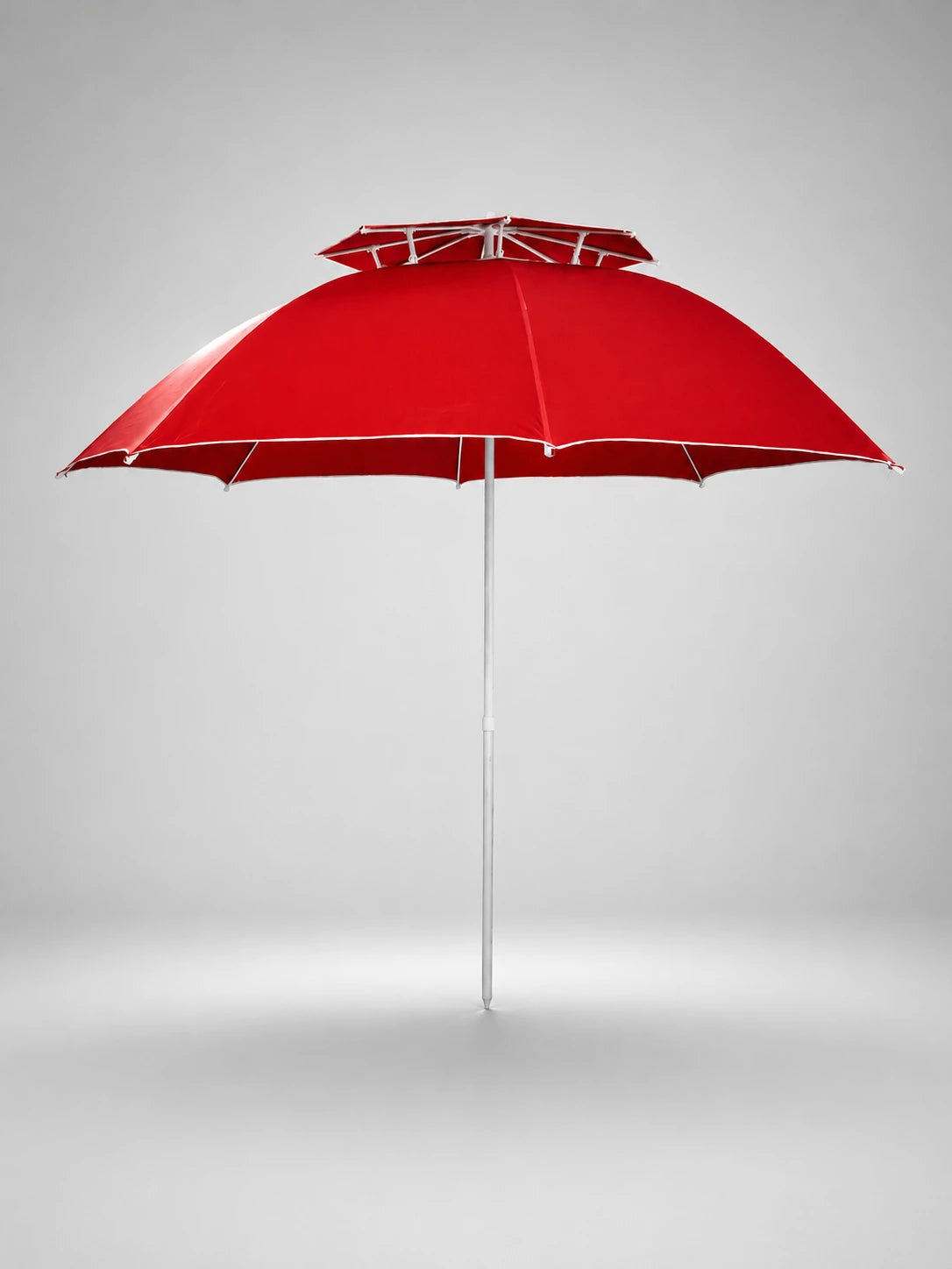 PARASOL DE PLAGE DOUBLE TOIT 2.4M × 2.4M