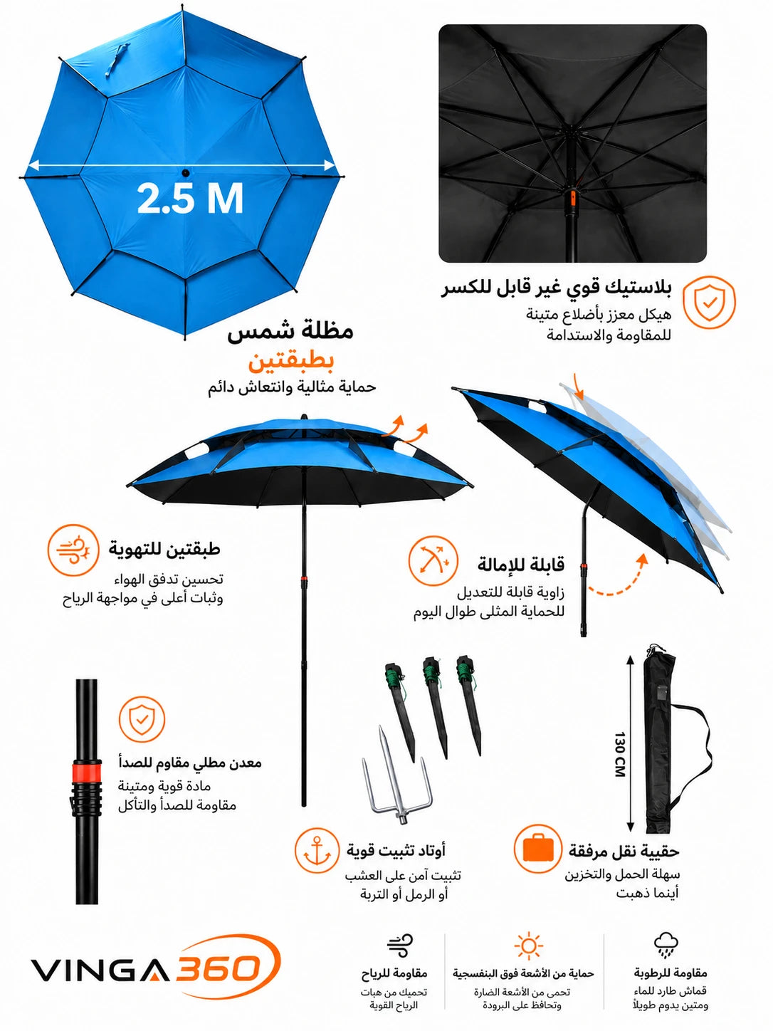 PRO PARASOL 2.5M