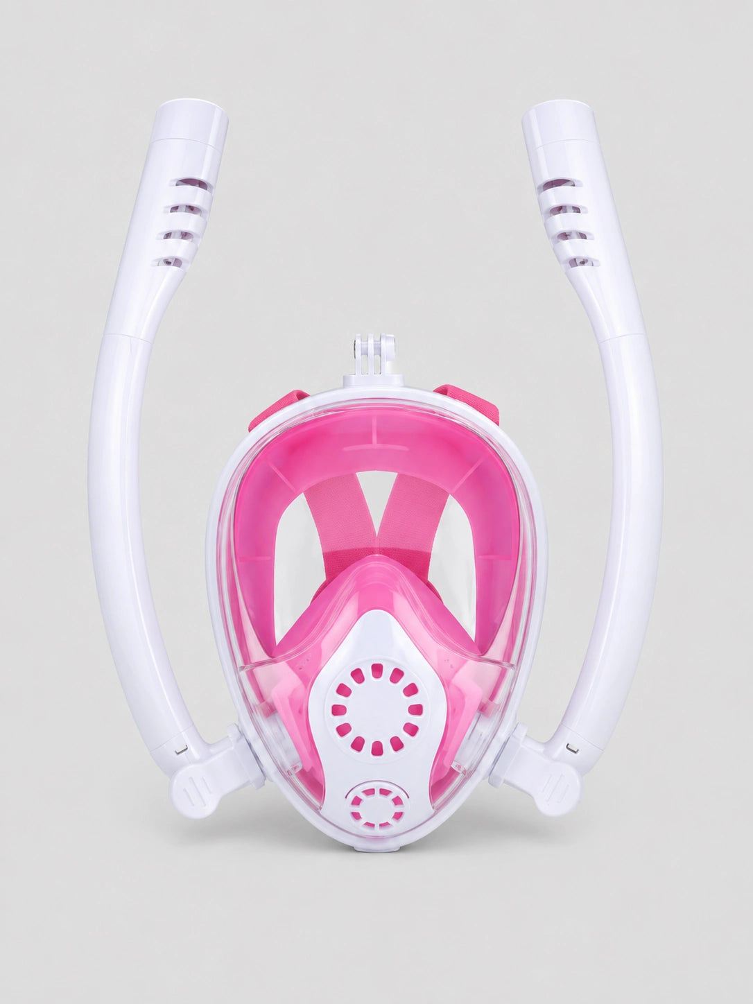 Masque Full Face Double Tube avec Support Camera – Vision Panoramique 180°