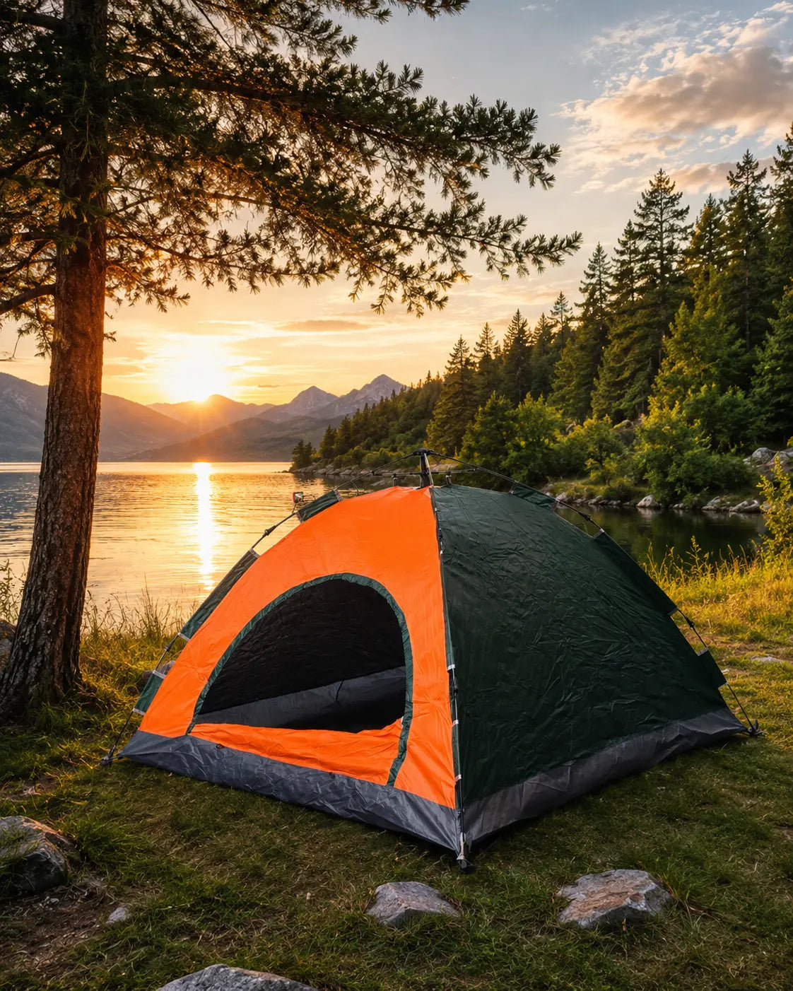 Tente de Camping Automatique 4 Places