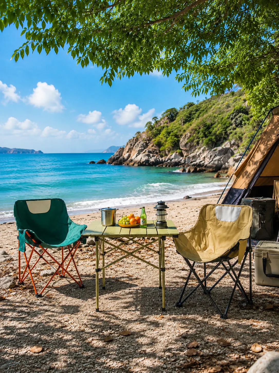 Chaise de Camping Pliante Premium