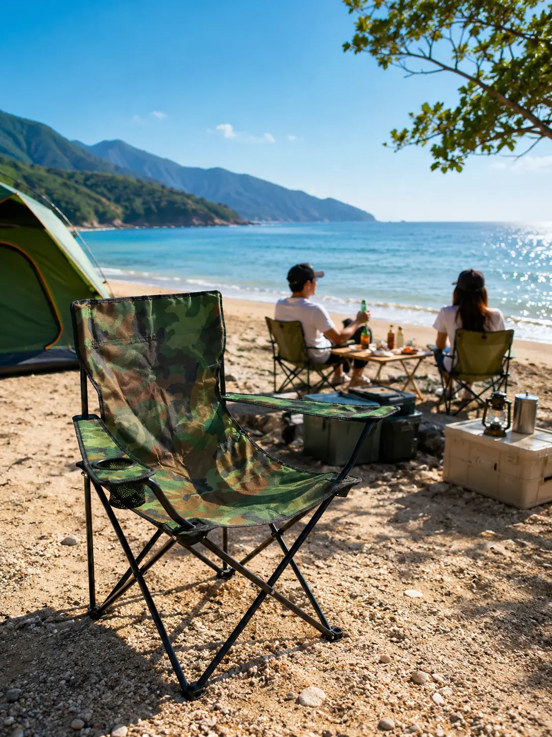 Goublee Military Camp Chair™ – Chaise de Camping Militaire Pliante